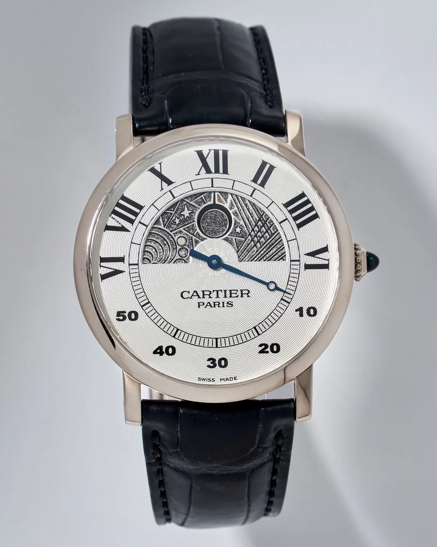 Cartier Ronde de Cartier 2873 42mm White gold Silver 2