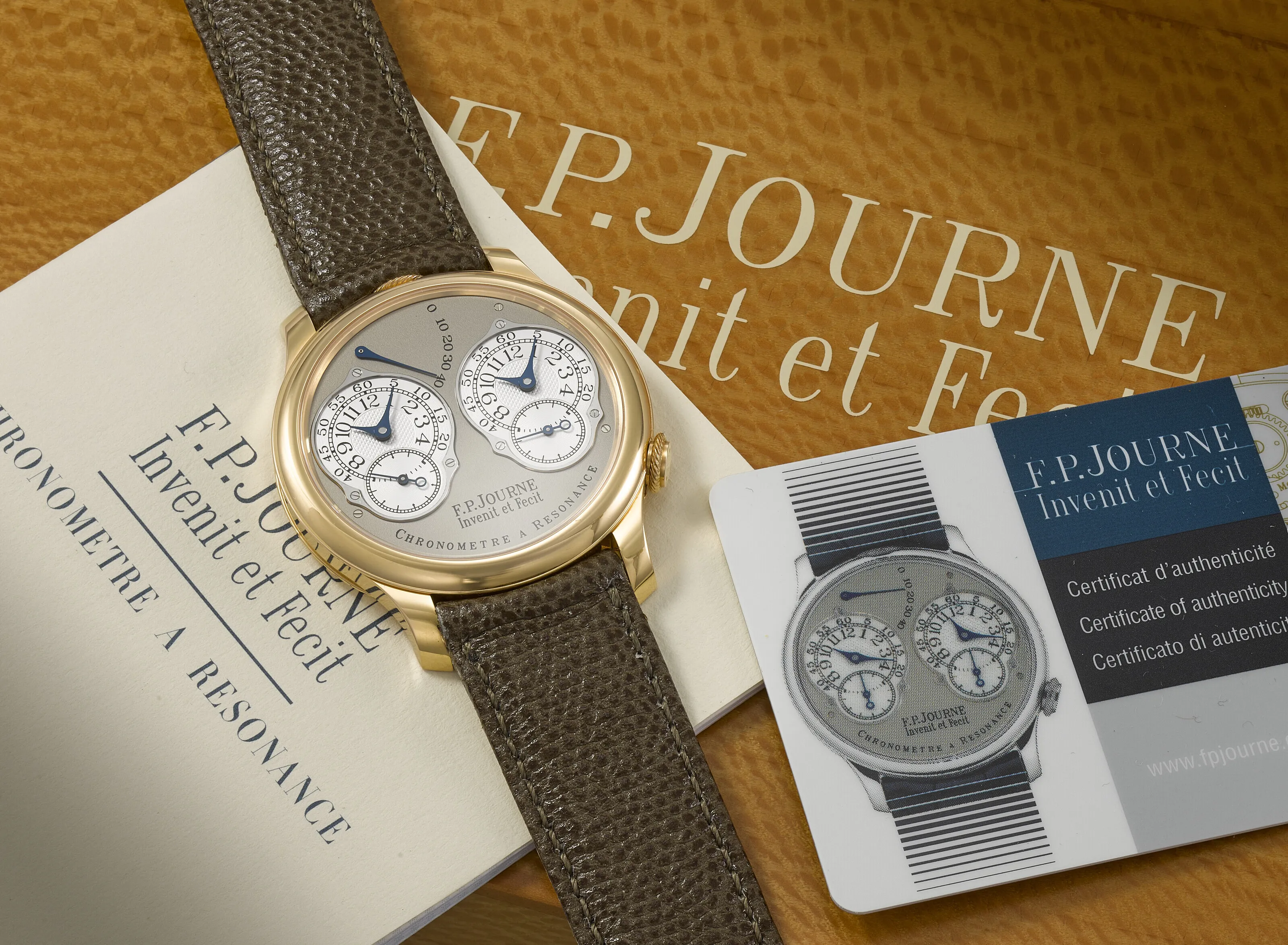 F.P. Journe Chronomètre à Résonance 017-05RN 40mm Rose gold Gray 2