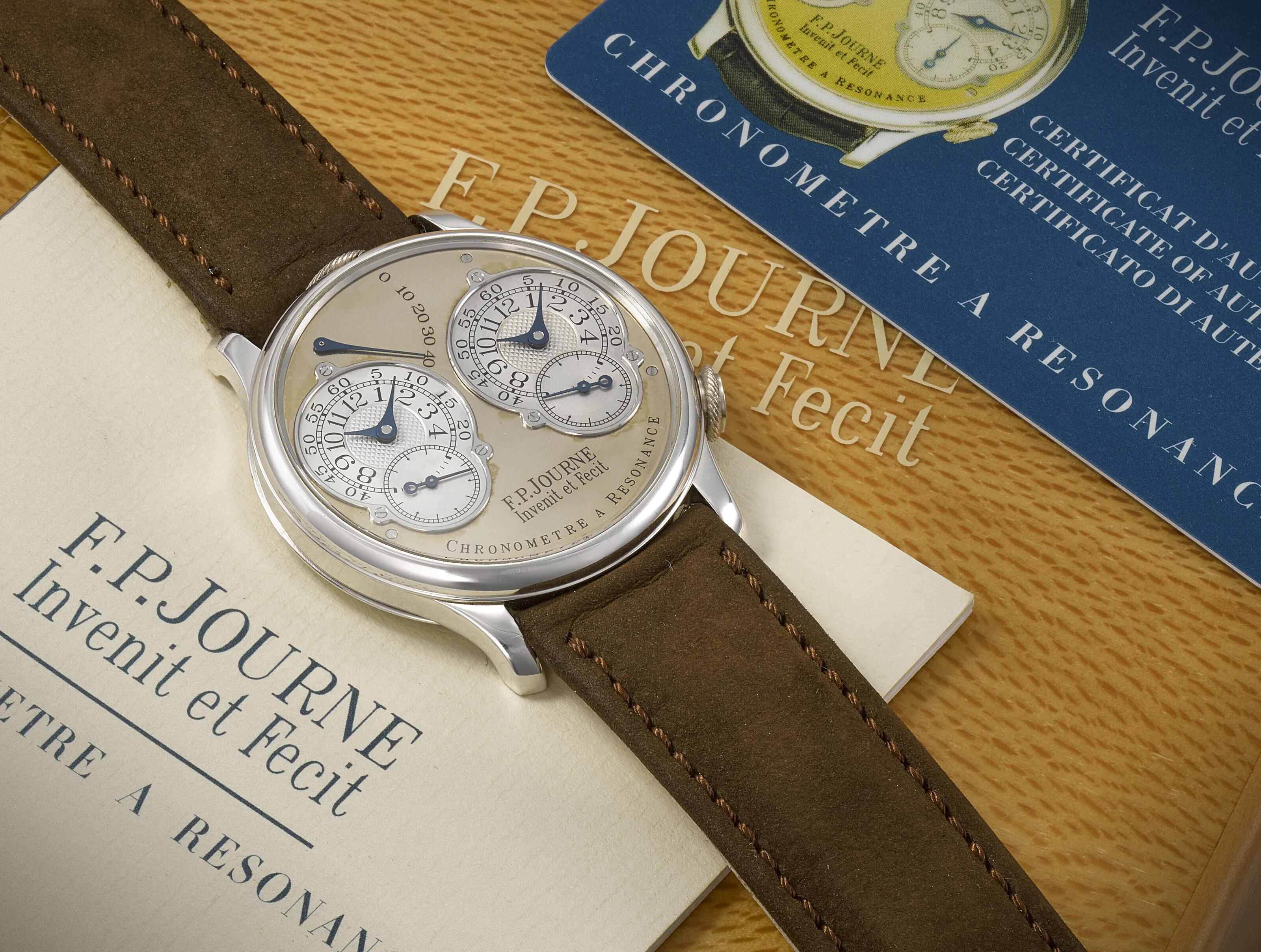 F.P. Journe Chronomètre à Résonance 38mm Platinum Gray 3