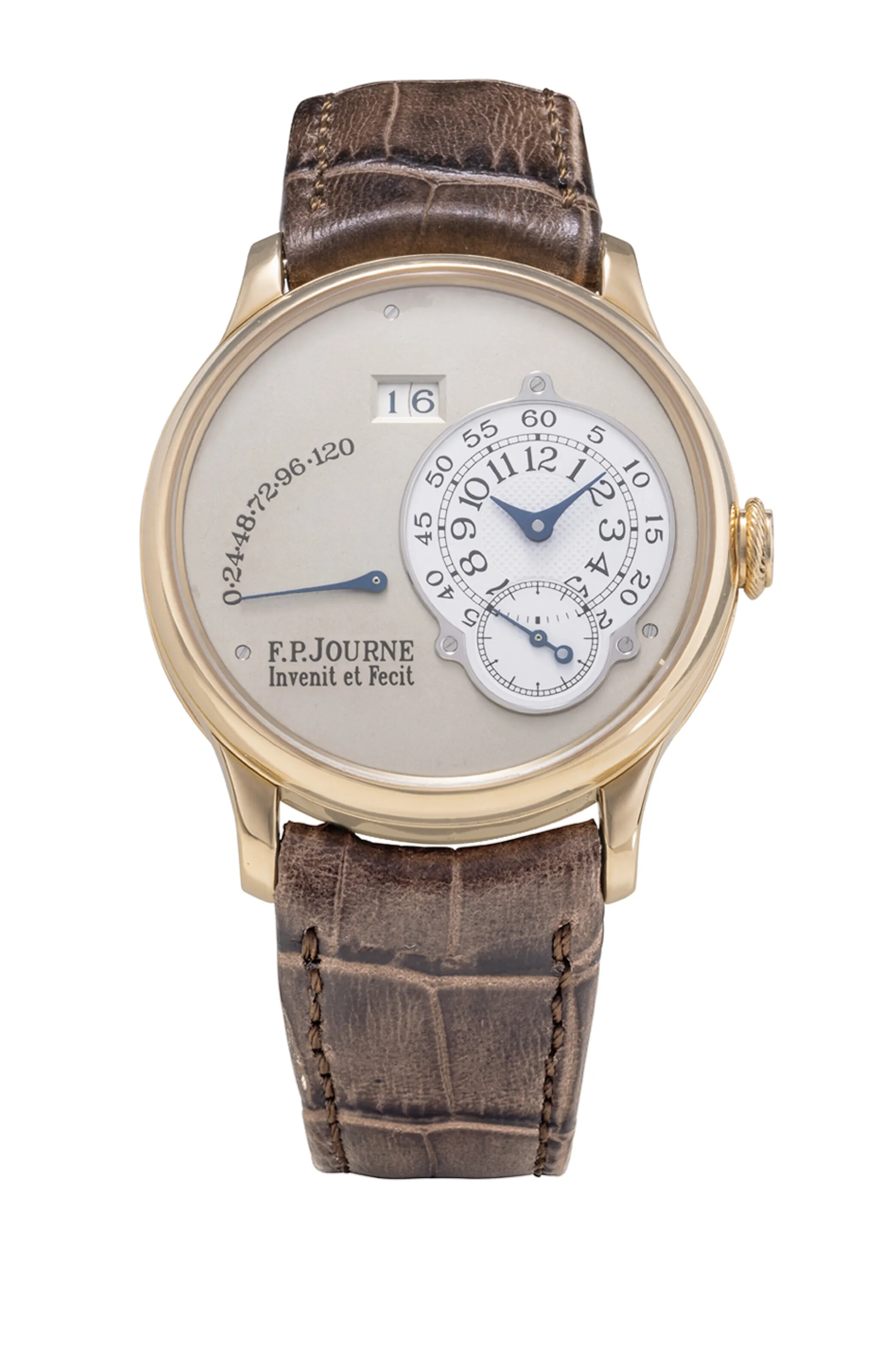 F.P. Journe Octa Réserve de Marche 38mm Rose gold Gray