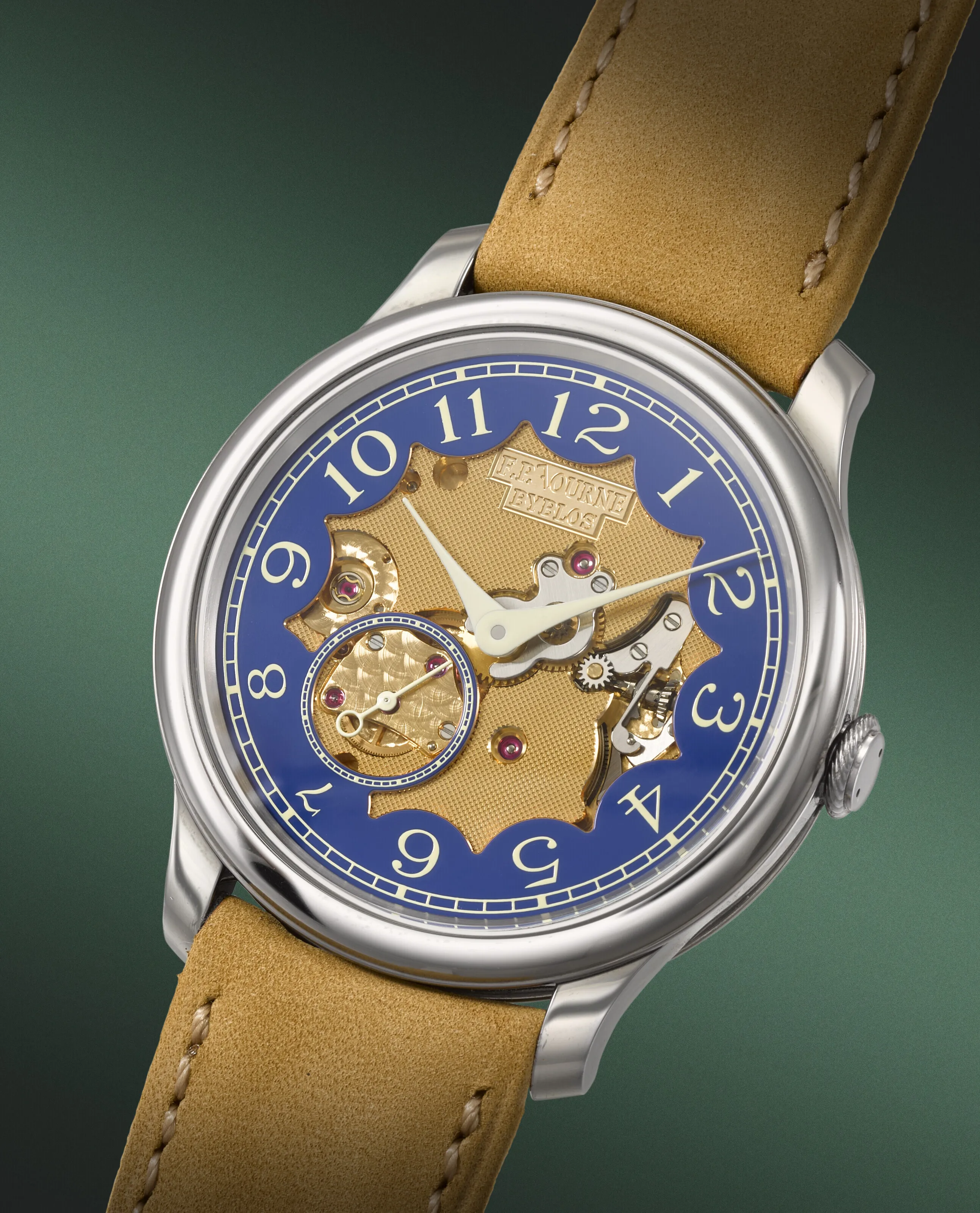 F.P. Journe Chronometre Bleu 39mm Tantalum Semi-skeletonized 1