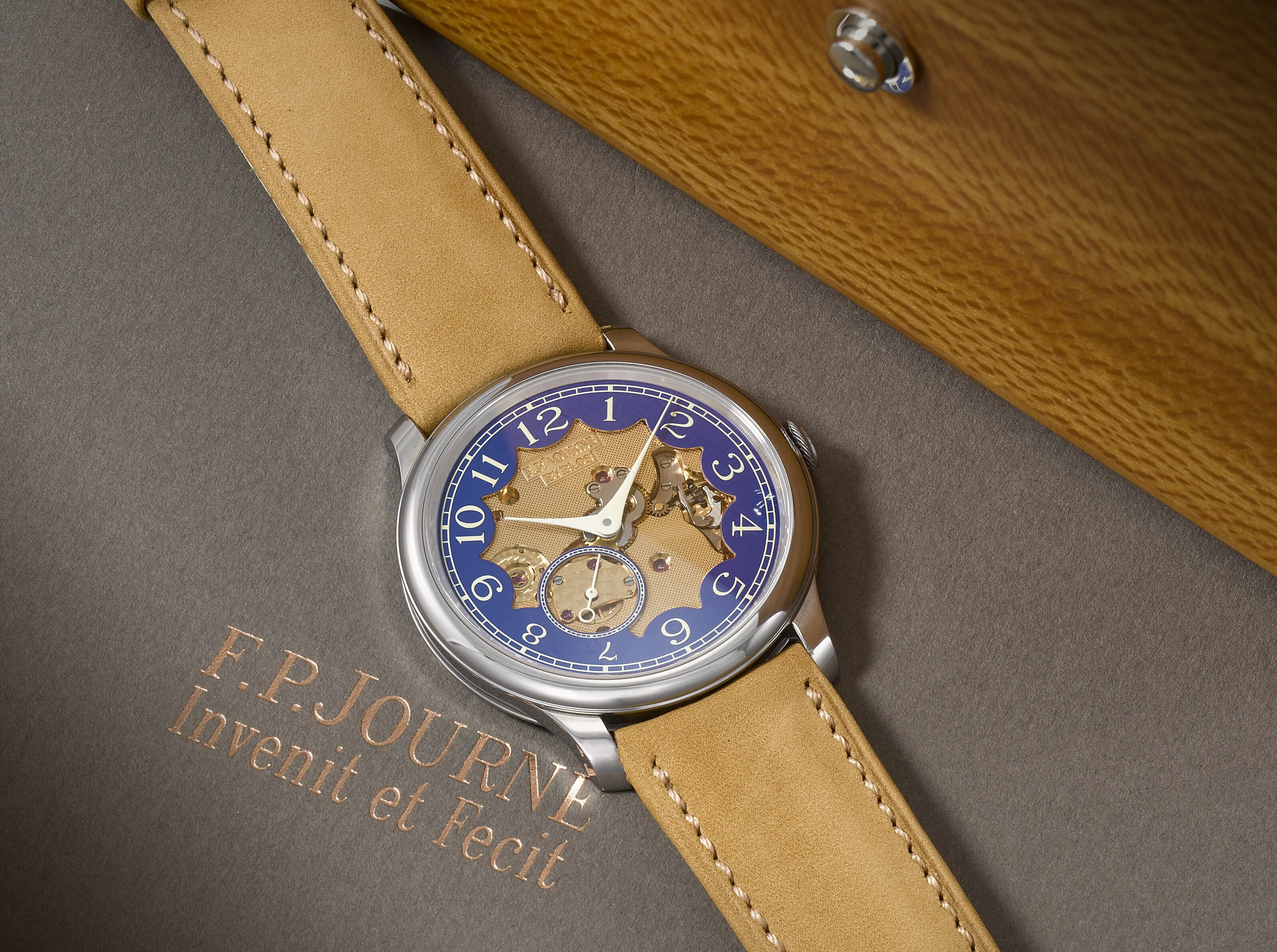 F.P. Journe Chronometre Bleu 39mm Tantalum Semi-skeletonized 3