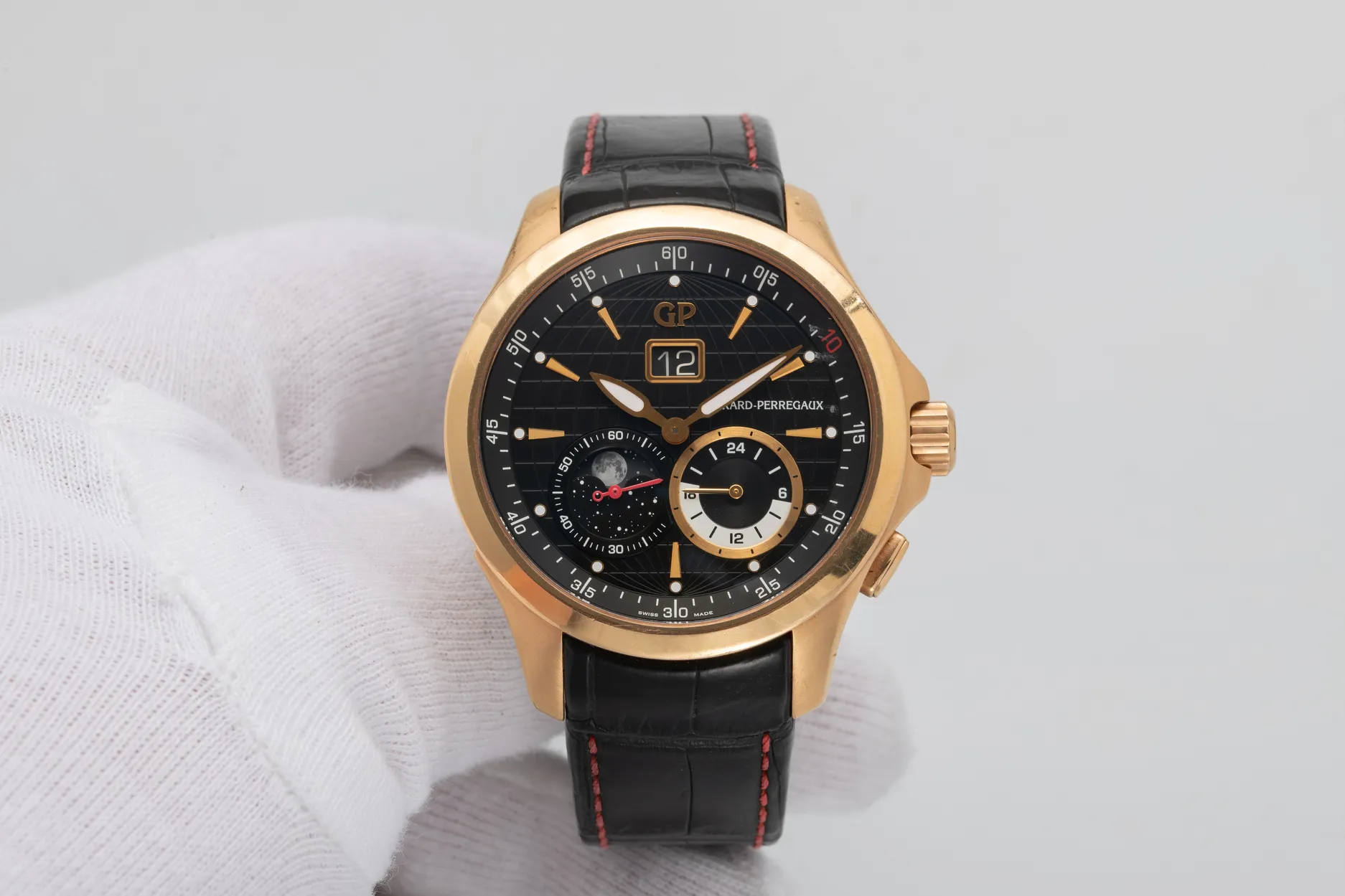 Girard-Perregaux Traveller 49655-52-141 45mm Rose gold Black 2