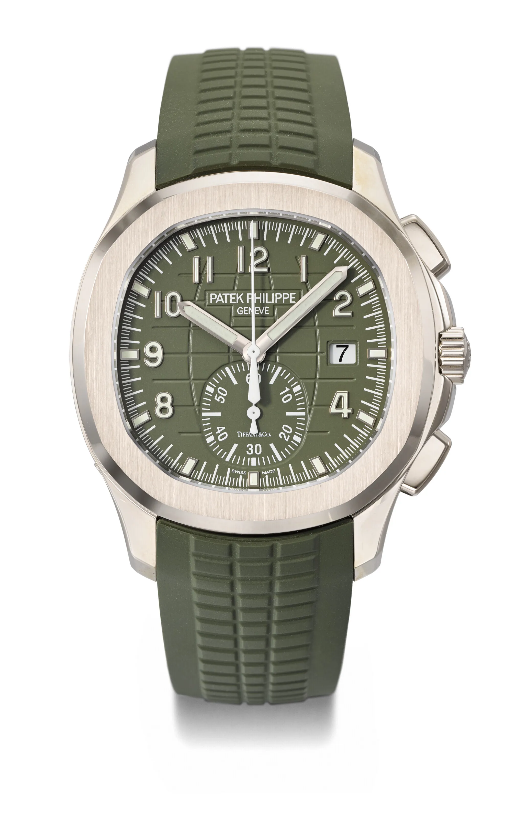 Patek Philippe Aquanaut 5968G-010 42mm White gold Green