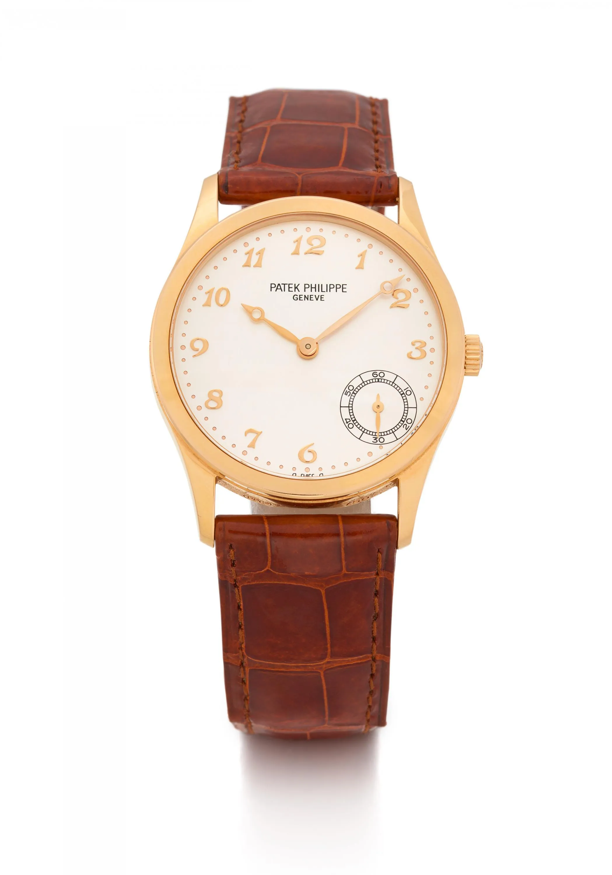 Patek Philippe Calatrava 5026 33mm Rose gold Cream