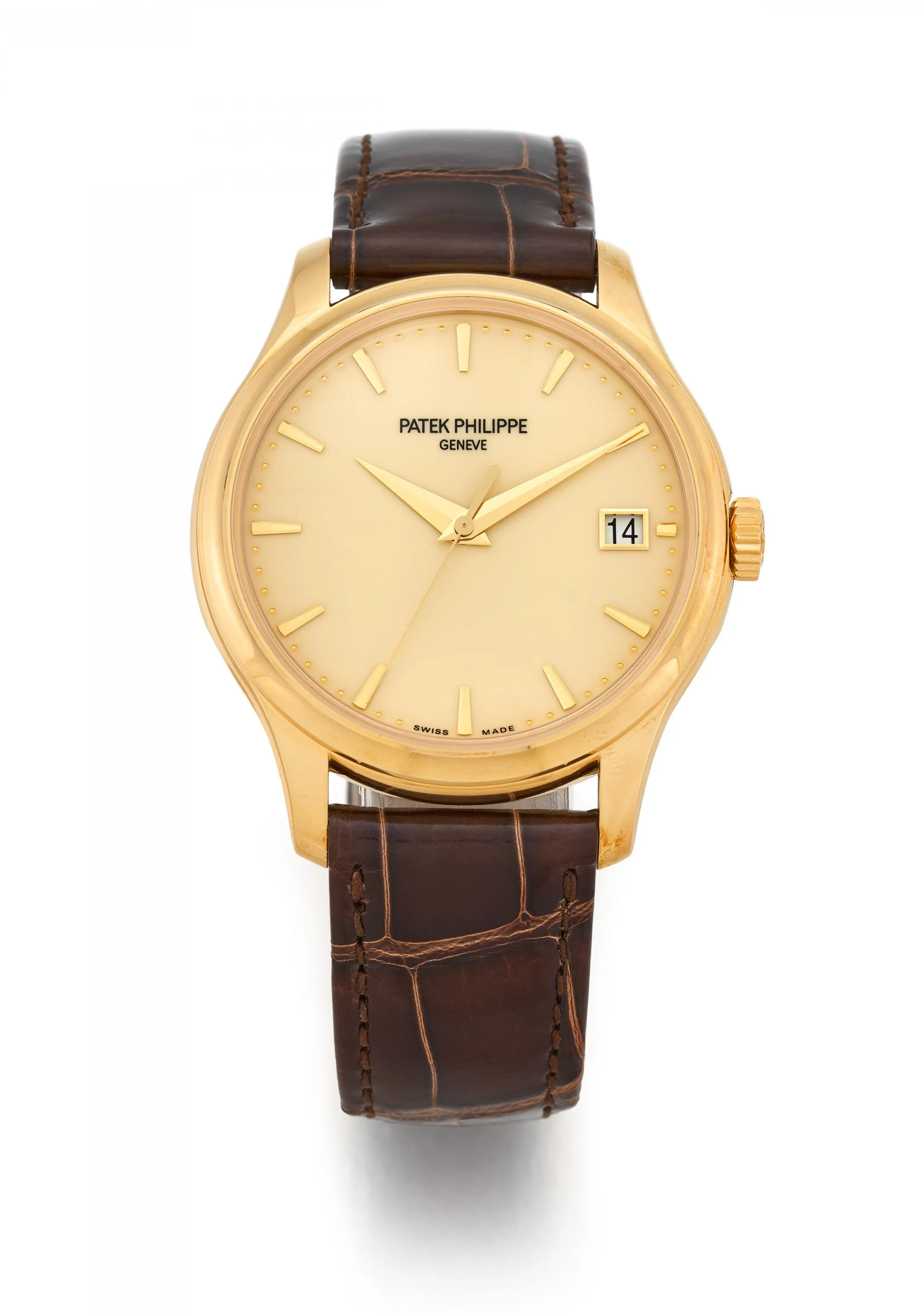 Patek Philippe Calatrava 5227J-001 39mm Yellow gold Cream