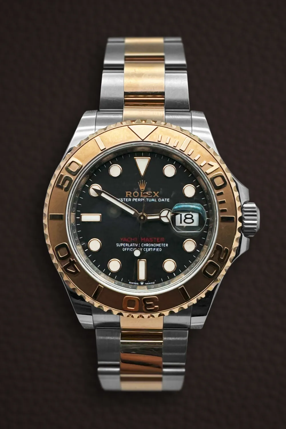 Rolex Yacht-Master 40 126621 40mm Rose gold and Stainless steel Black