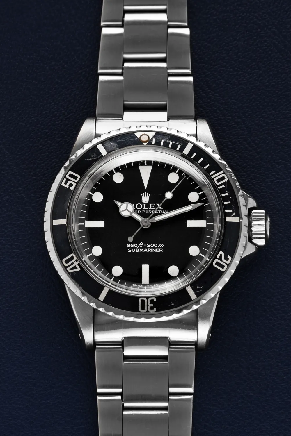 Rolex Submariner 5513 39mm Stainless steel Black