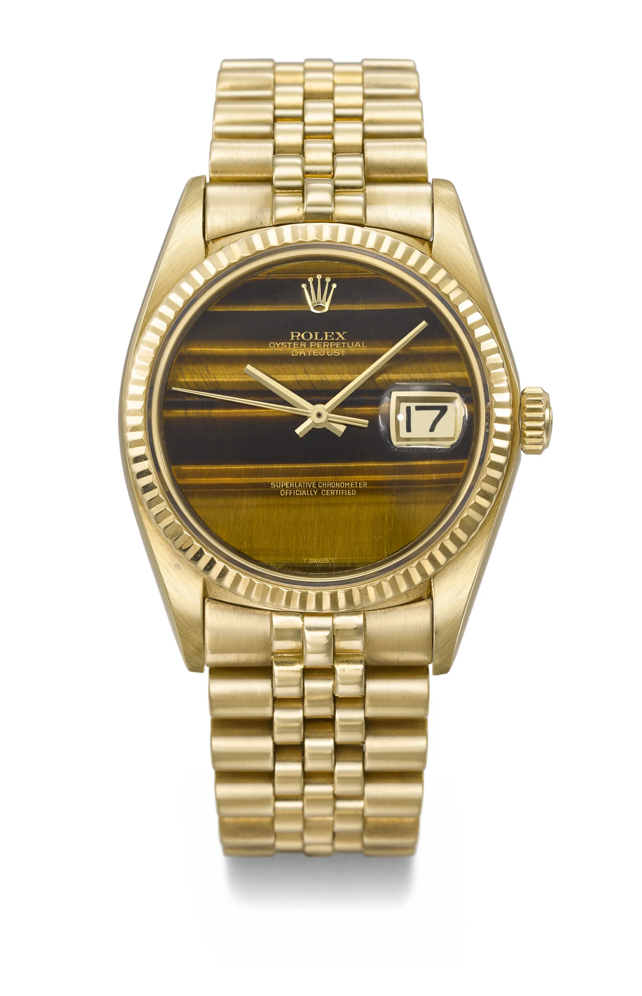 Rolex Datejust 36 1601 36mm Yellow gold Brown