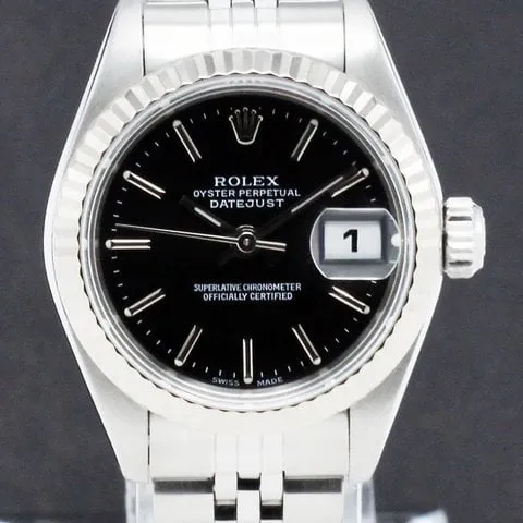 Rolex Lady-Datejust 79174 26mm Stainless steel Black