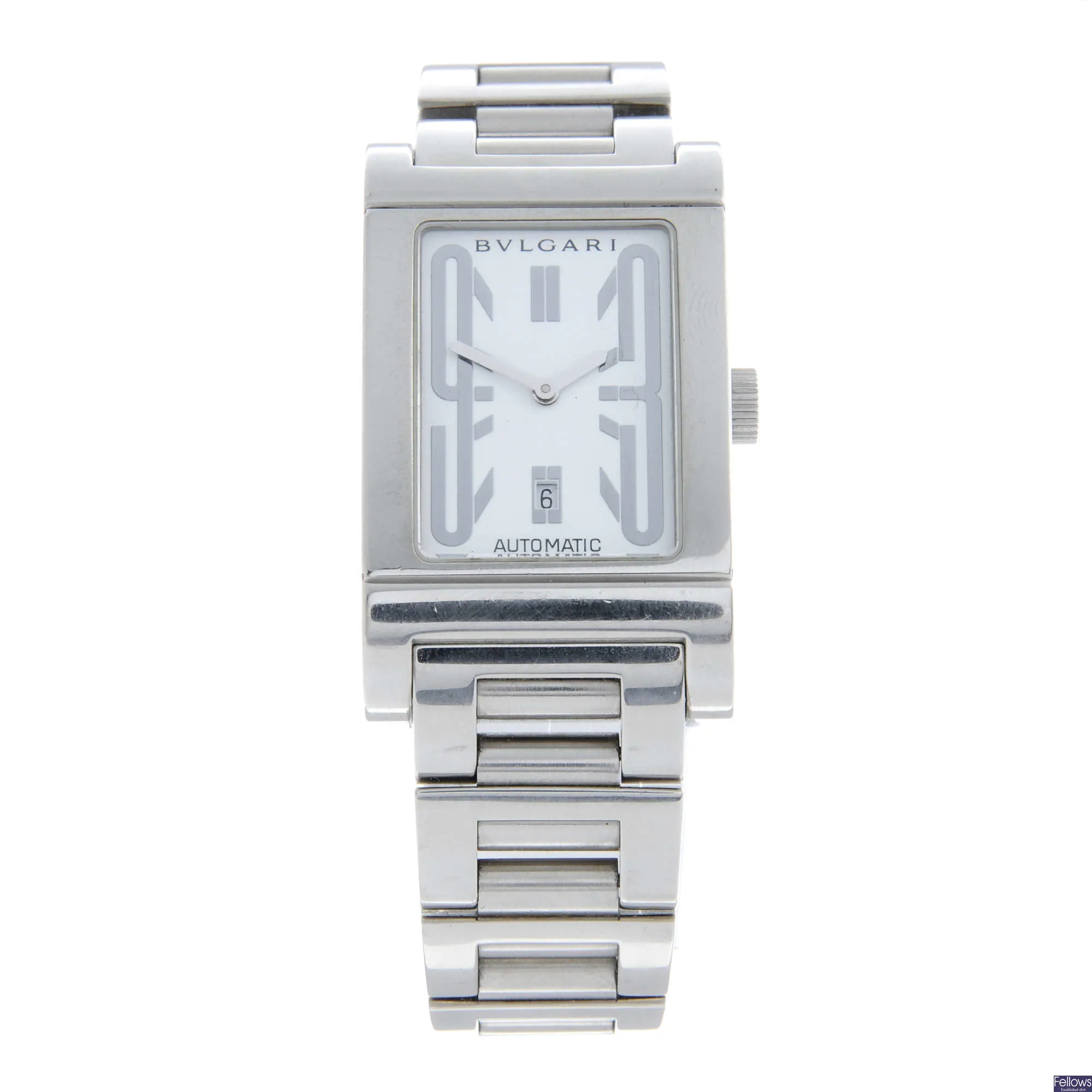 Bulgari Rettangolo RT45S 25mm Stainless steel Silver