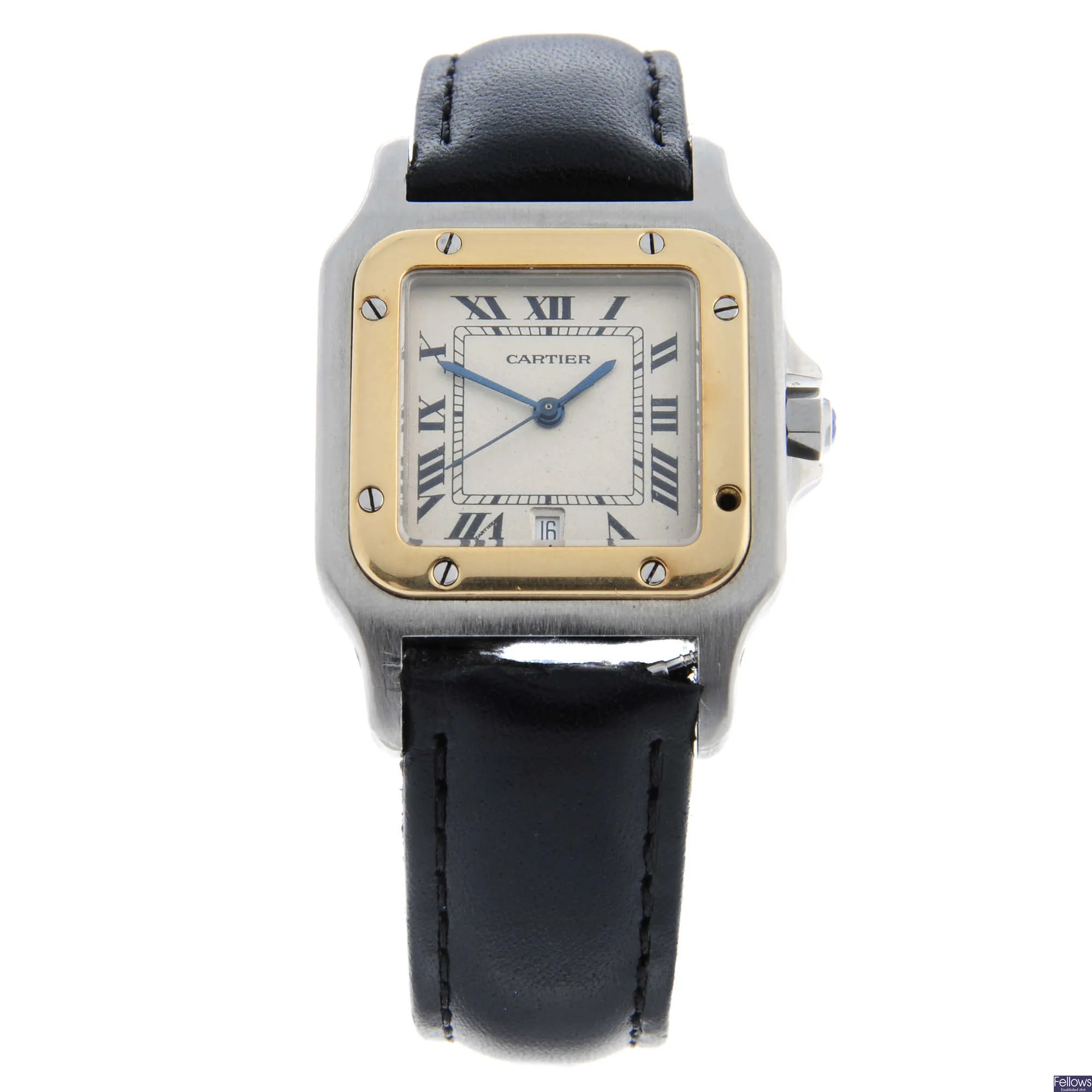 Cartier Santos 187901 29mm Yellow gold and Stainless steel Silver