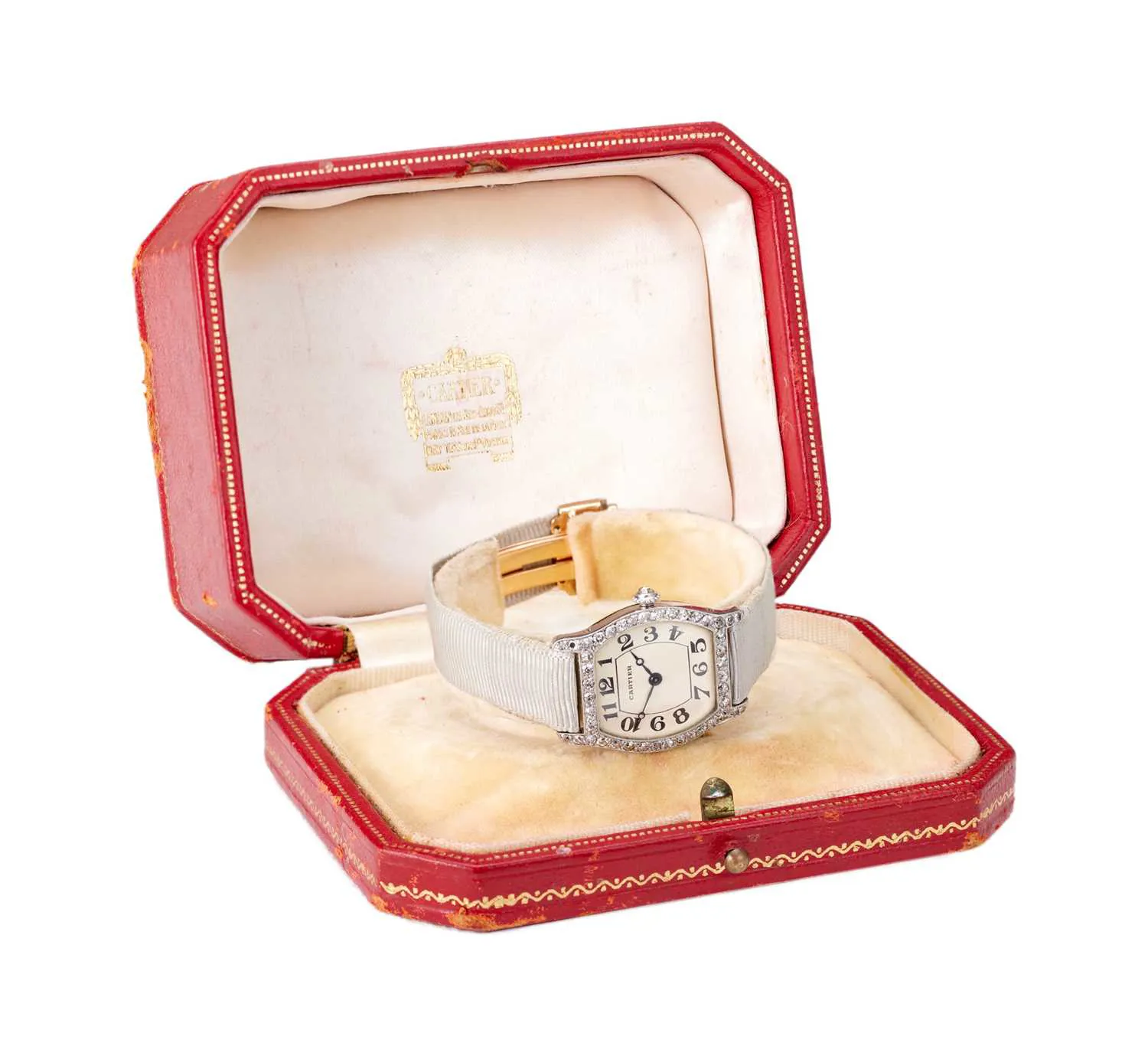 Cartier Tortue 22mm Platinum White 1