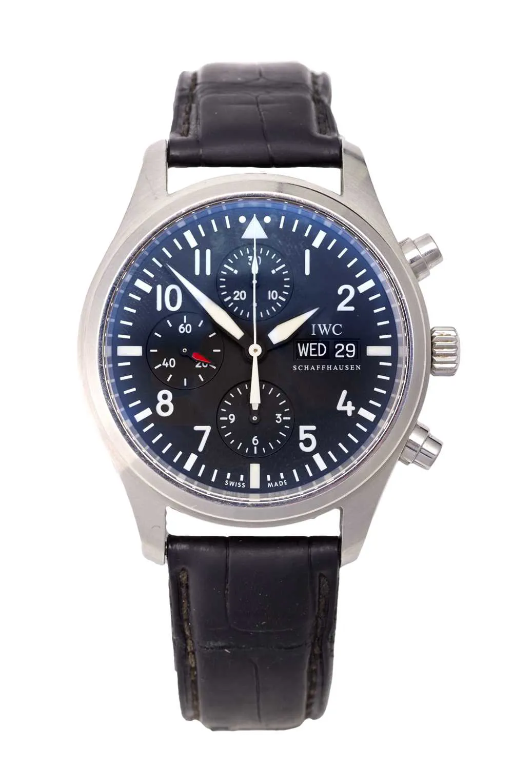 IWC Pilot IW3717 42mm Stainless steel Black