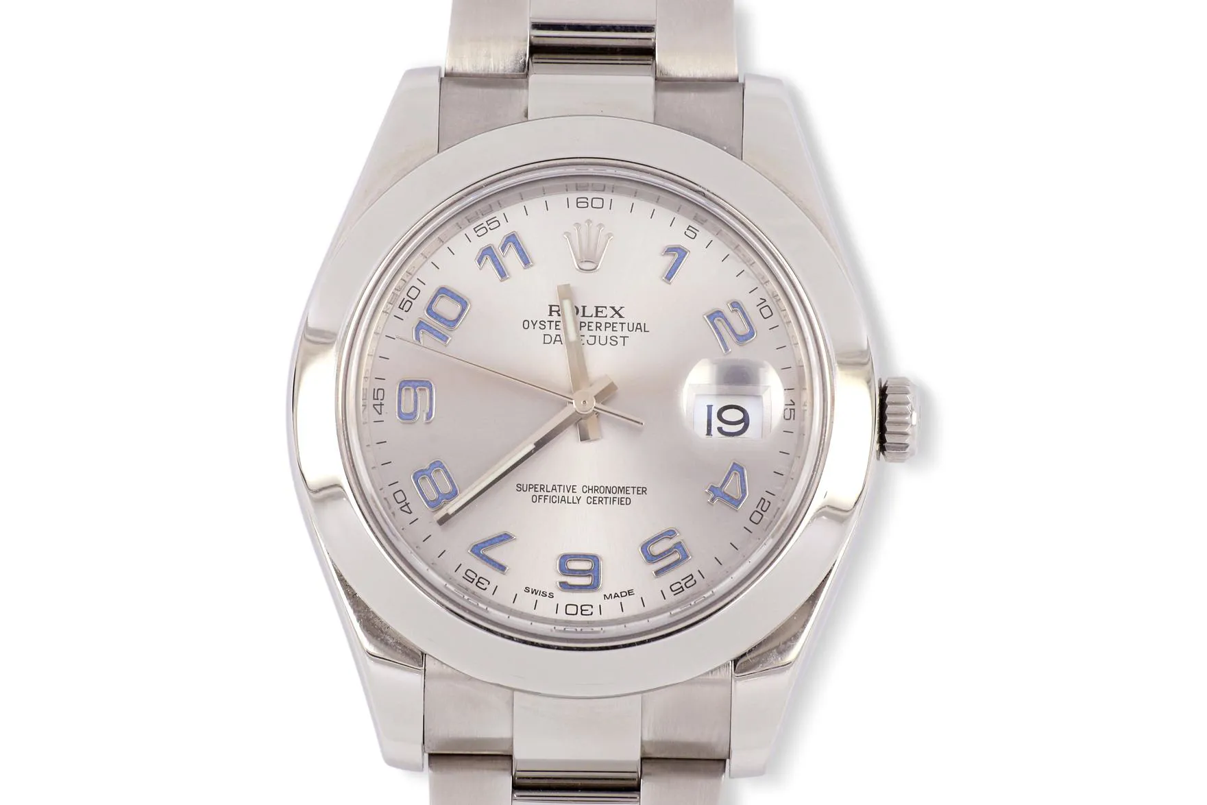 Rolex Datejust II 116300 41mm White gold and stainless steel Silver