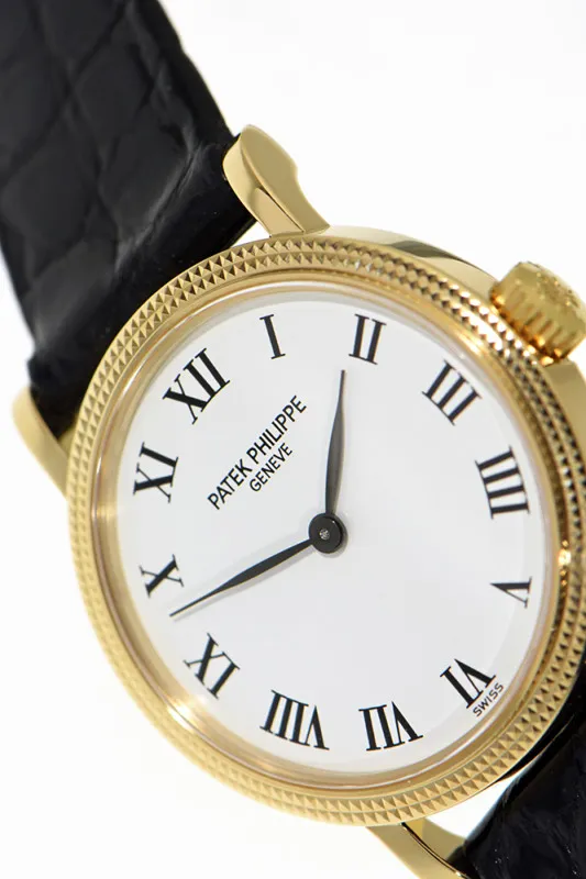 Patek Philippe Calatrava 4809 25mm Yellow gold Porcelain 3