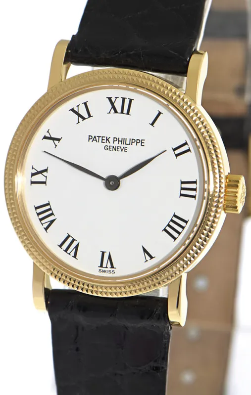 Patek Philippe Calatrava 4809 25mm Yellow gold Porcelain 5