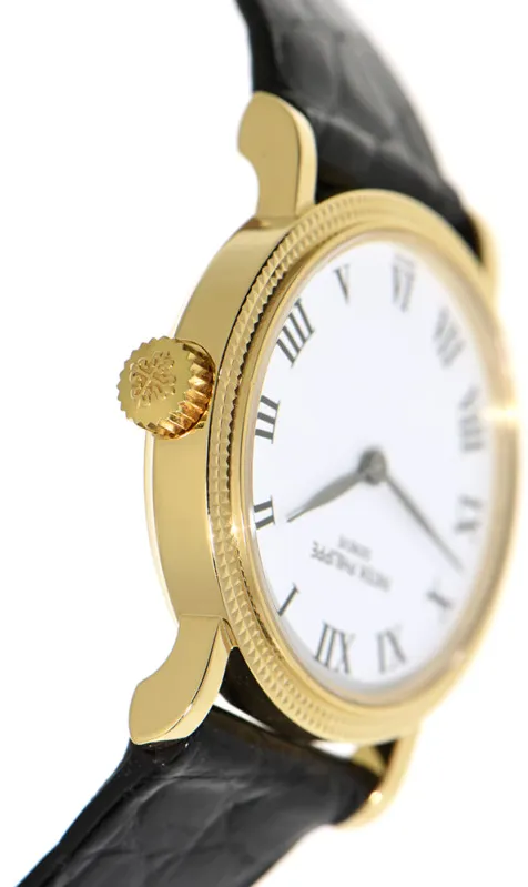 Patek Philippe Calatrava 4809 25mm Yellow gold Porcelain 6