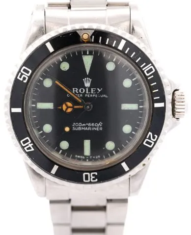 Rolex Submariner 5513 40mm Stainless steel Black