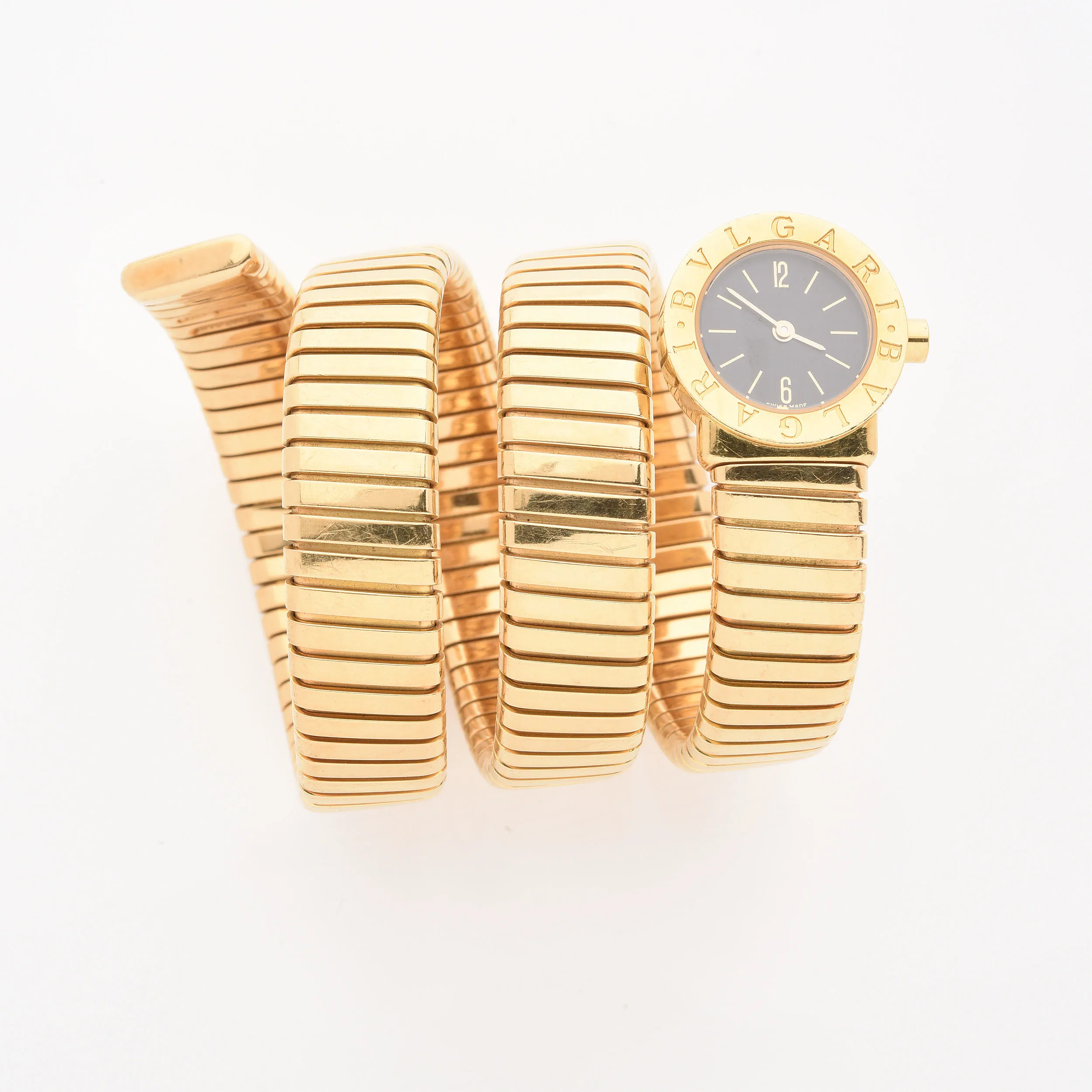 Bulgari Serpenti 45mm Yellow gold Black