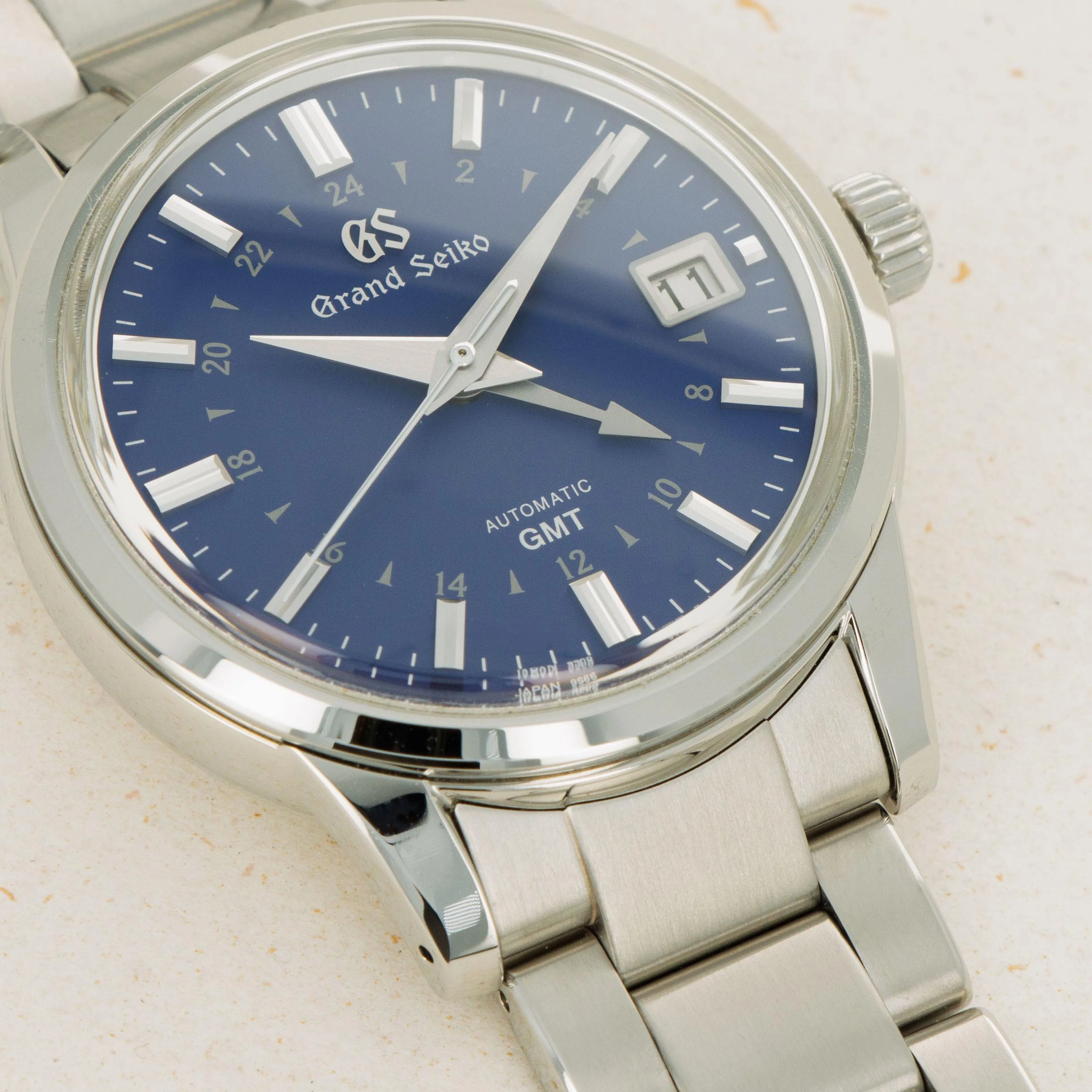 Grand Seiko GMT SBGM239 39.5mm Stainless steel Blue 1