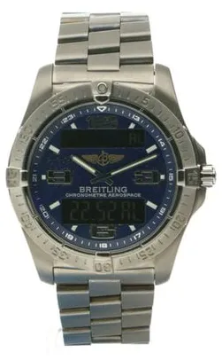 Breitling Aerospace E79362 42mm Titanium Blue