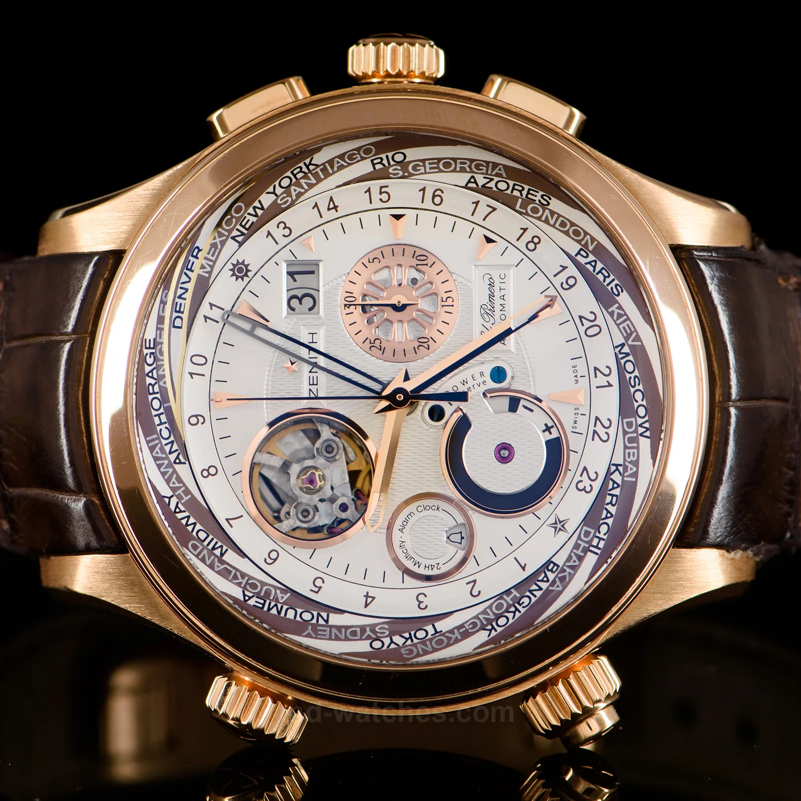 Zenith El Primero 18.0520.4046 46mm Rose gold Silver 4