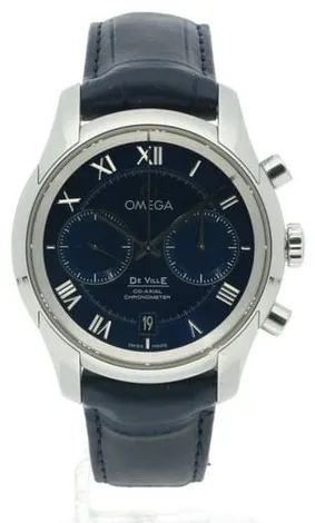 Omega De Ville Co-Axial 431.13.42.51.03.001 42mm Stainless steel Blue