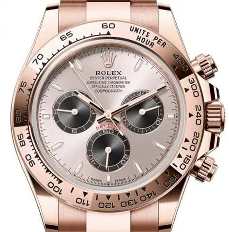 Rolex Daytona 126505 40mm Rose gold Silver