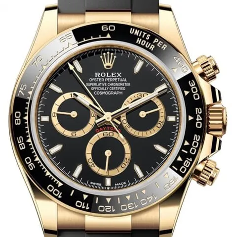 Rolex Daytona 126518ln 40mm Yellow gold Black