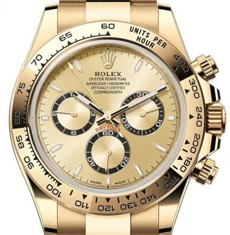 Rolex Daytona 126508 40mm Yellow gold Champagne