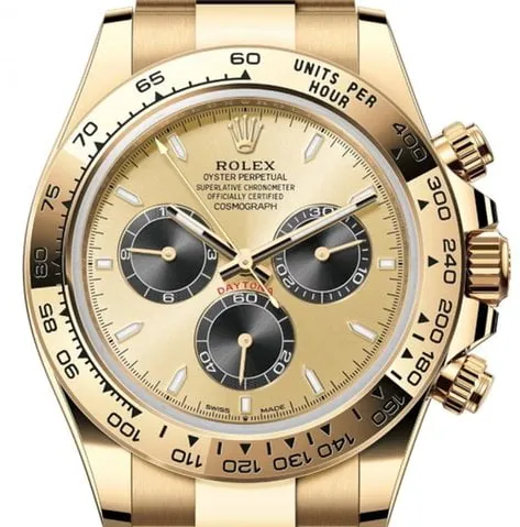 Rolex Daytona 126508 40mm Yellow gold Black