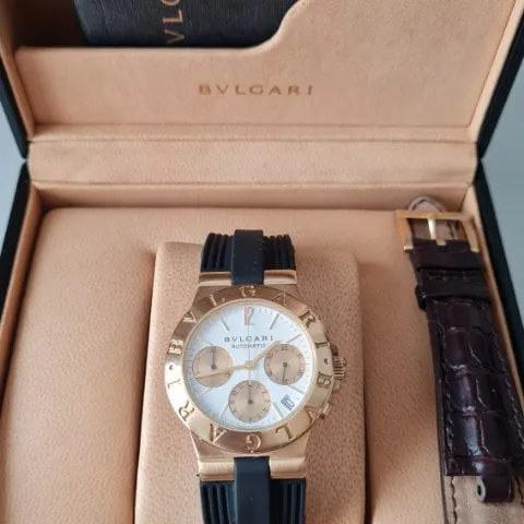 Bulgari Diagono CH 35 G 35mm Yellow gold White