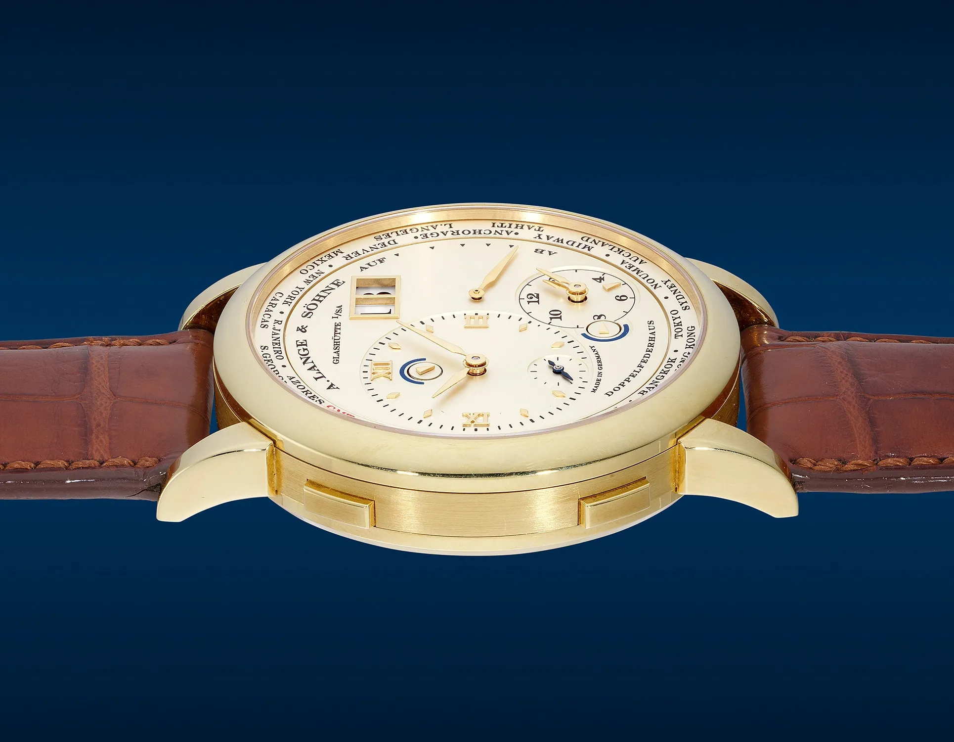 A. Lange & Söhne Lange 1 116.021 42mm Yellow gold Silver 4