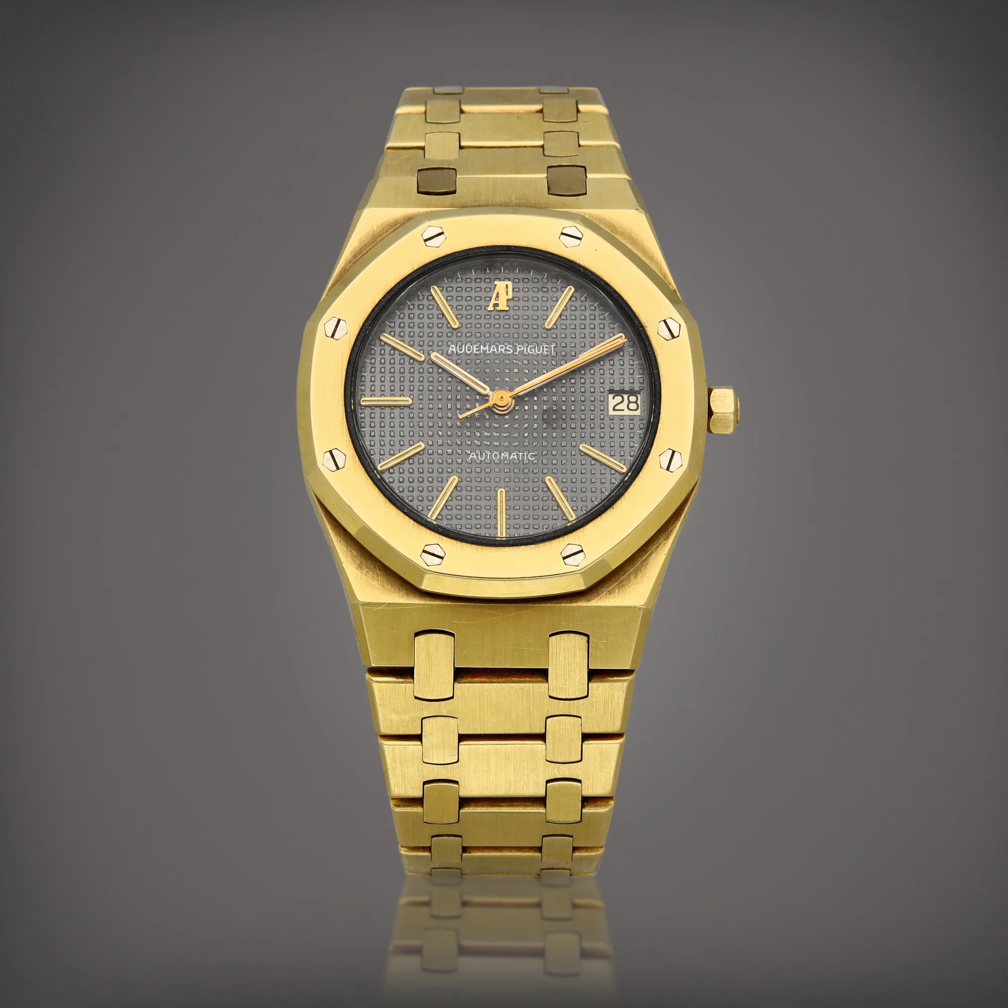 Audemars Piguet Royal Oak 4100BA 35mm Yellow gold Gray 1