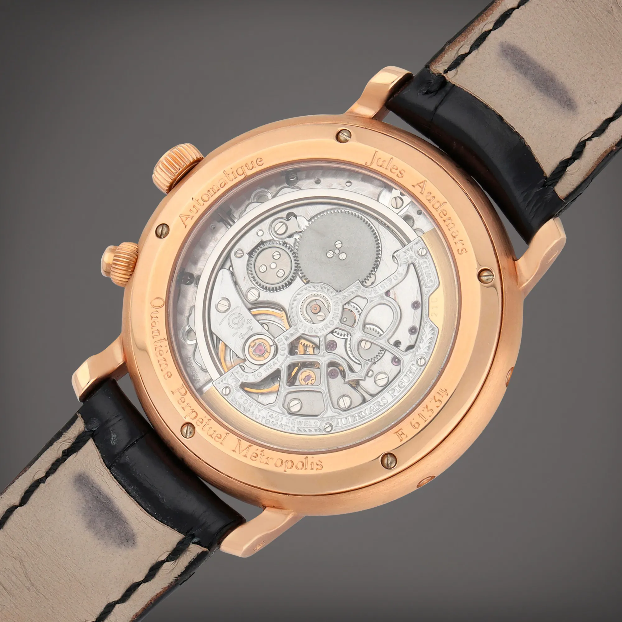 Audemars Piguet Jules Audemars 25919OR.O.0002CR.01 39mm Rose gold Silver 4