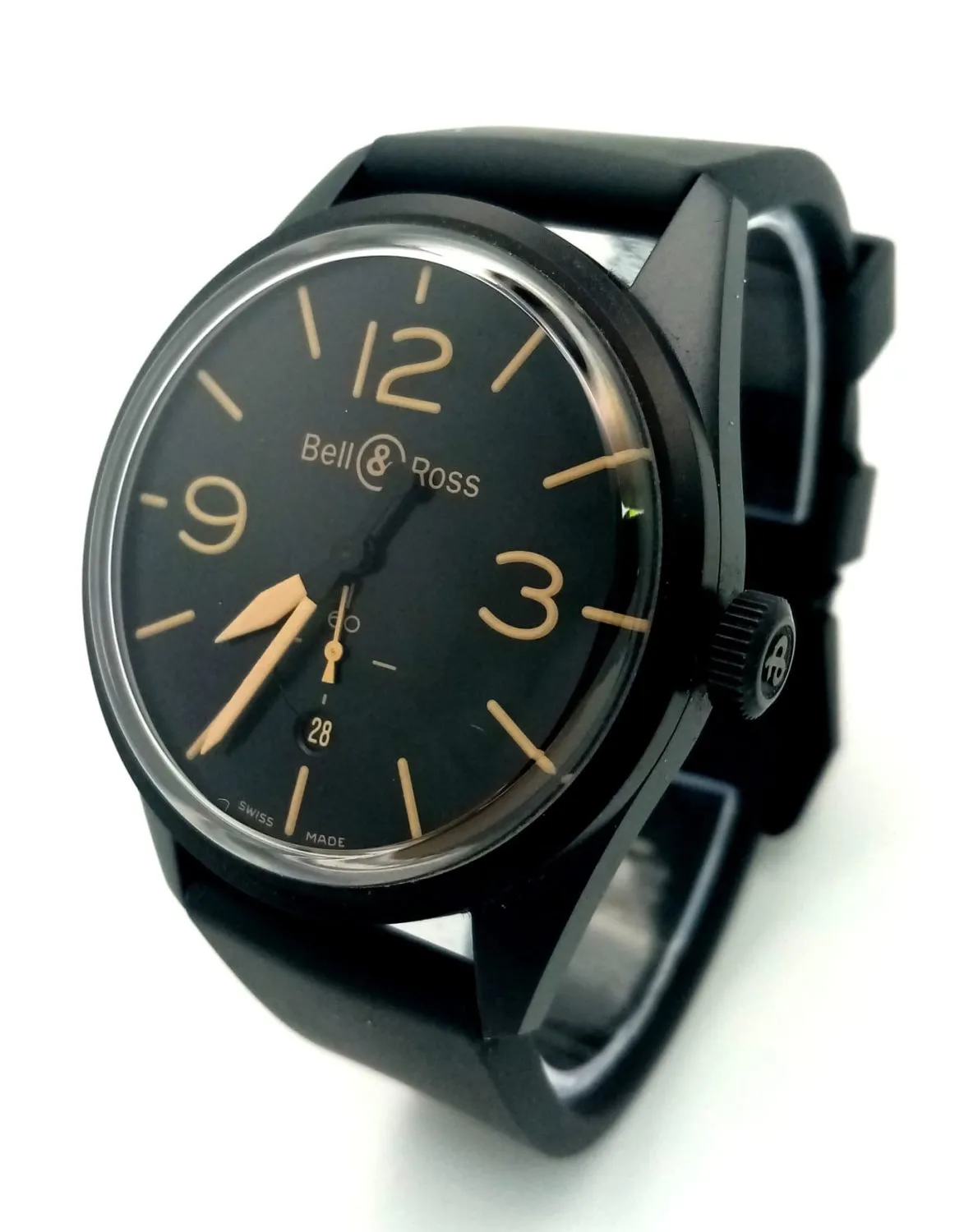 Bell & Ross BR123-95-SC 41mm Stainless steel Black 1