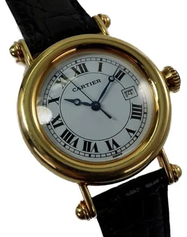 Cartier Diabolo 1420 32mm Yellow gold White