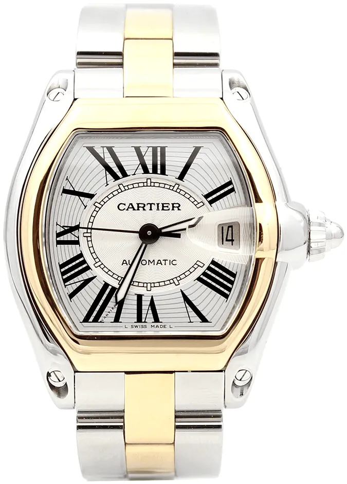 Cartier Roadster 2510 37mm Ouro Aço