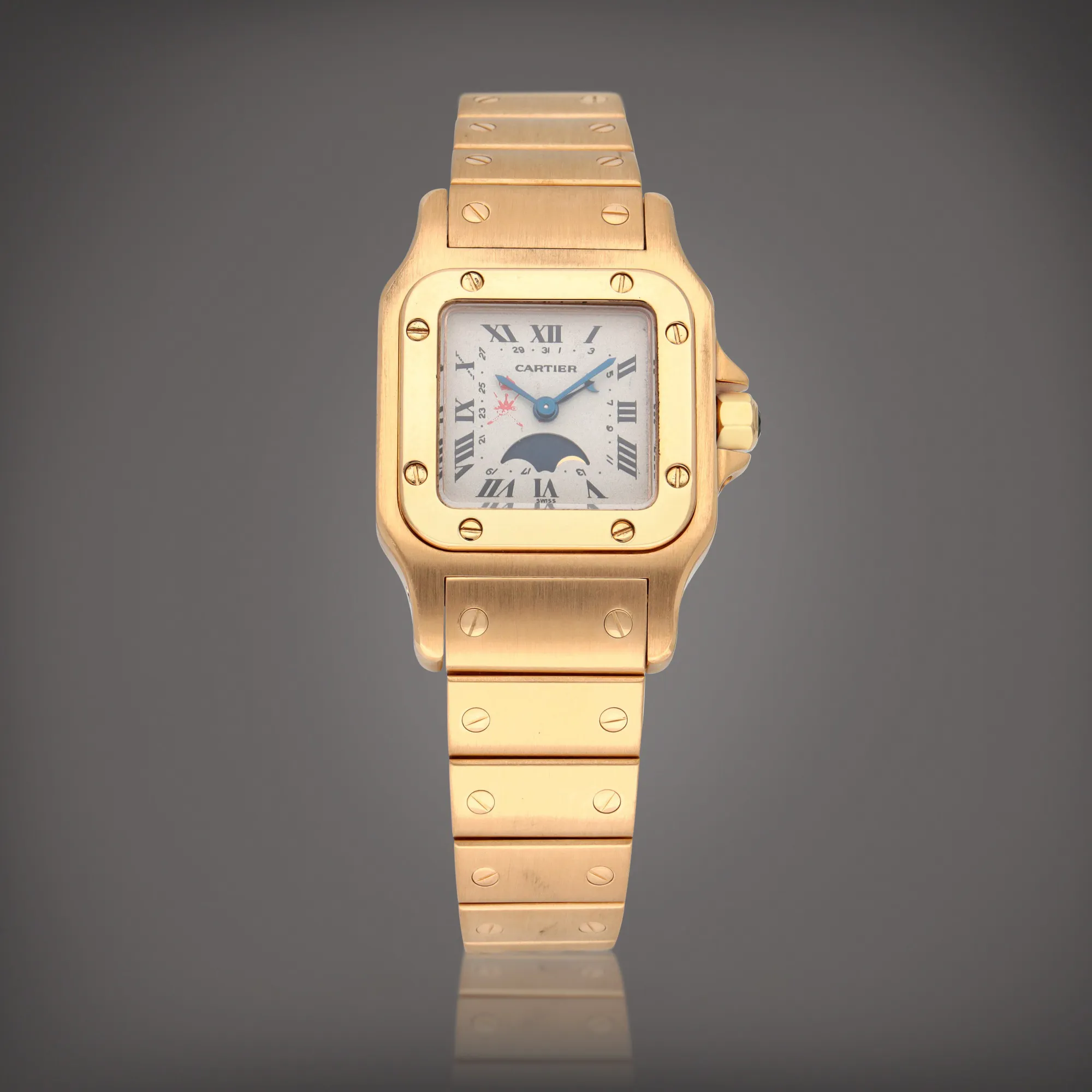 Cartier Santos Galbée 819902 24mm Yellow gold White 1