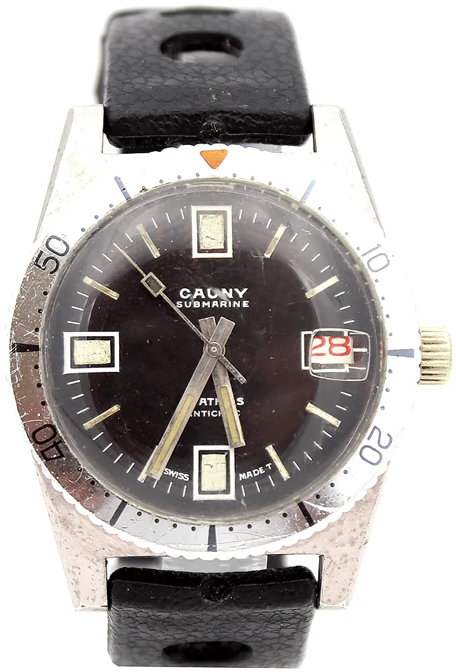 Cauny Cauny Vintage Submarine Calendario 1803 37mm