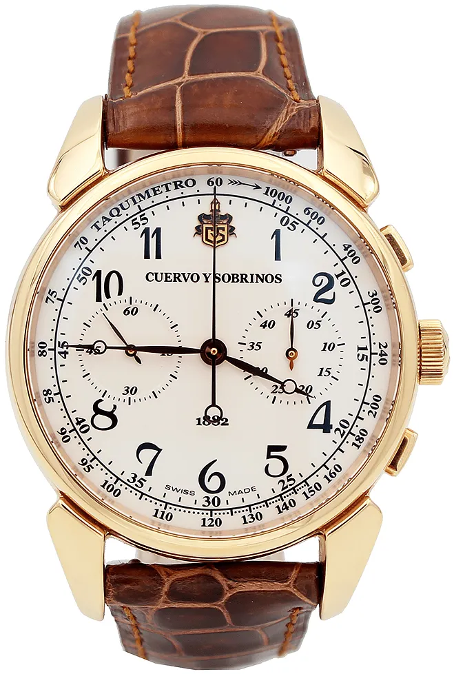 Cuervo y Sobrinos Historiador 3148.9B 44mm Rose gold