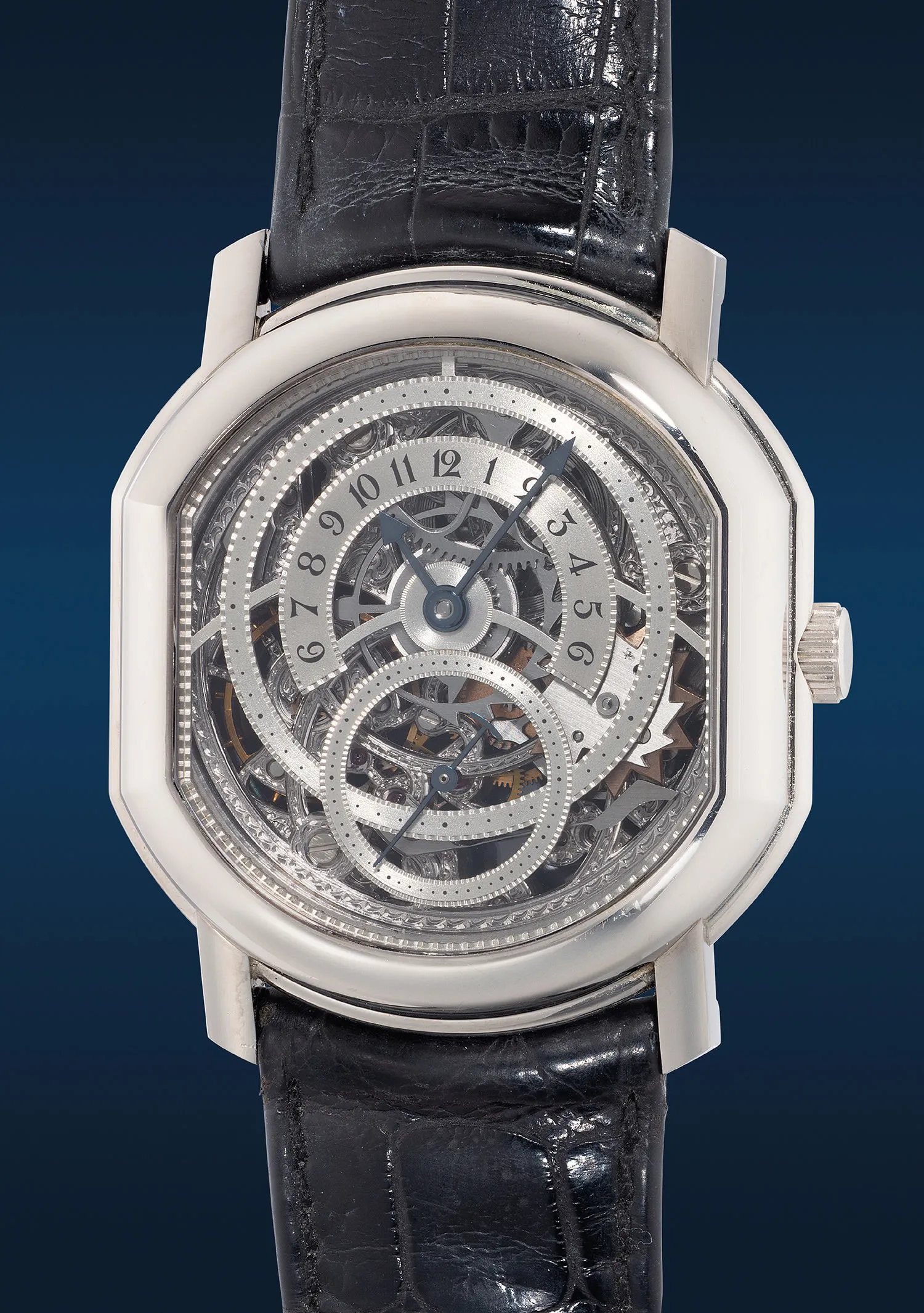 Daniel Roth Retrograde C127S 35mm White gold Skeletonized