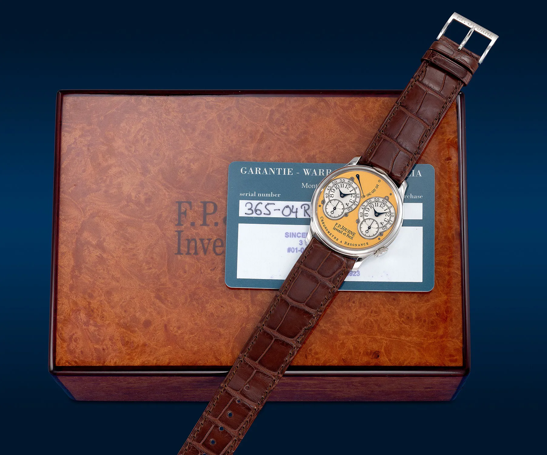 F.P. Journe Chronomètre à Résonance 38mm Platinum Yellow gold 1