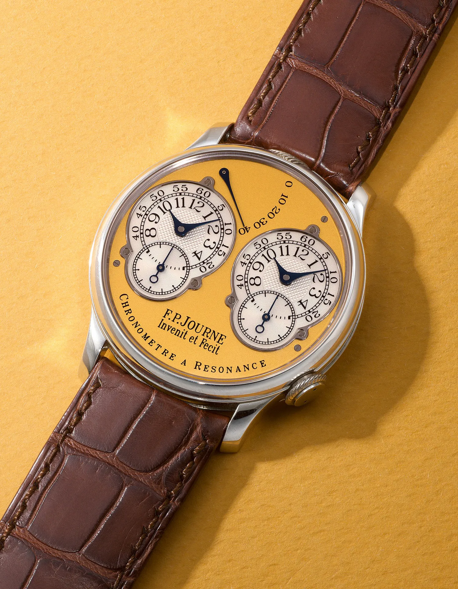 F.P. Journe Chronomètre à Résonance 38mm Platinum Yellow gold 5