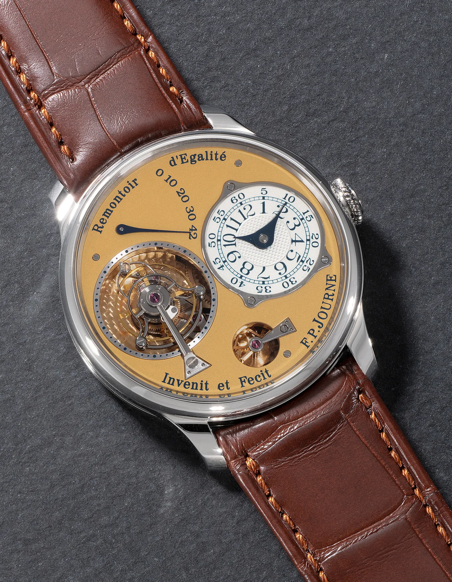 F.P. Journe Tourbillon Souverain 38mm Stainless steel Bronze 4