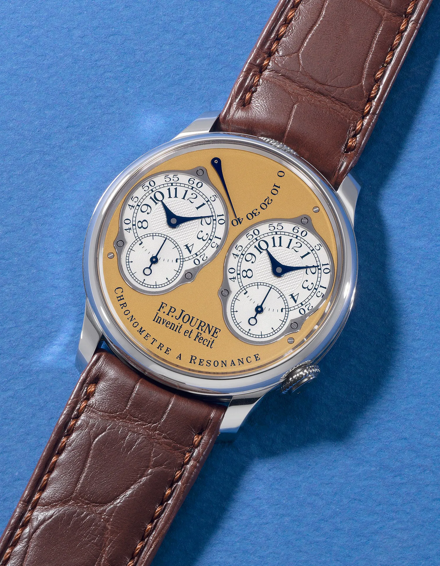 F.P. Journe Chronomètre à Résonance 38mm Stainless steel Gold 4