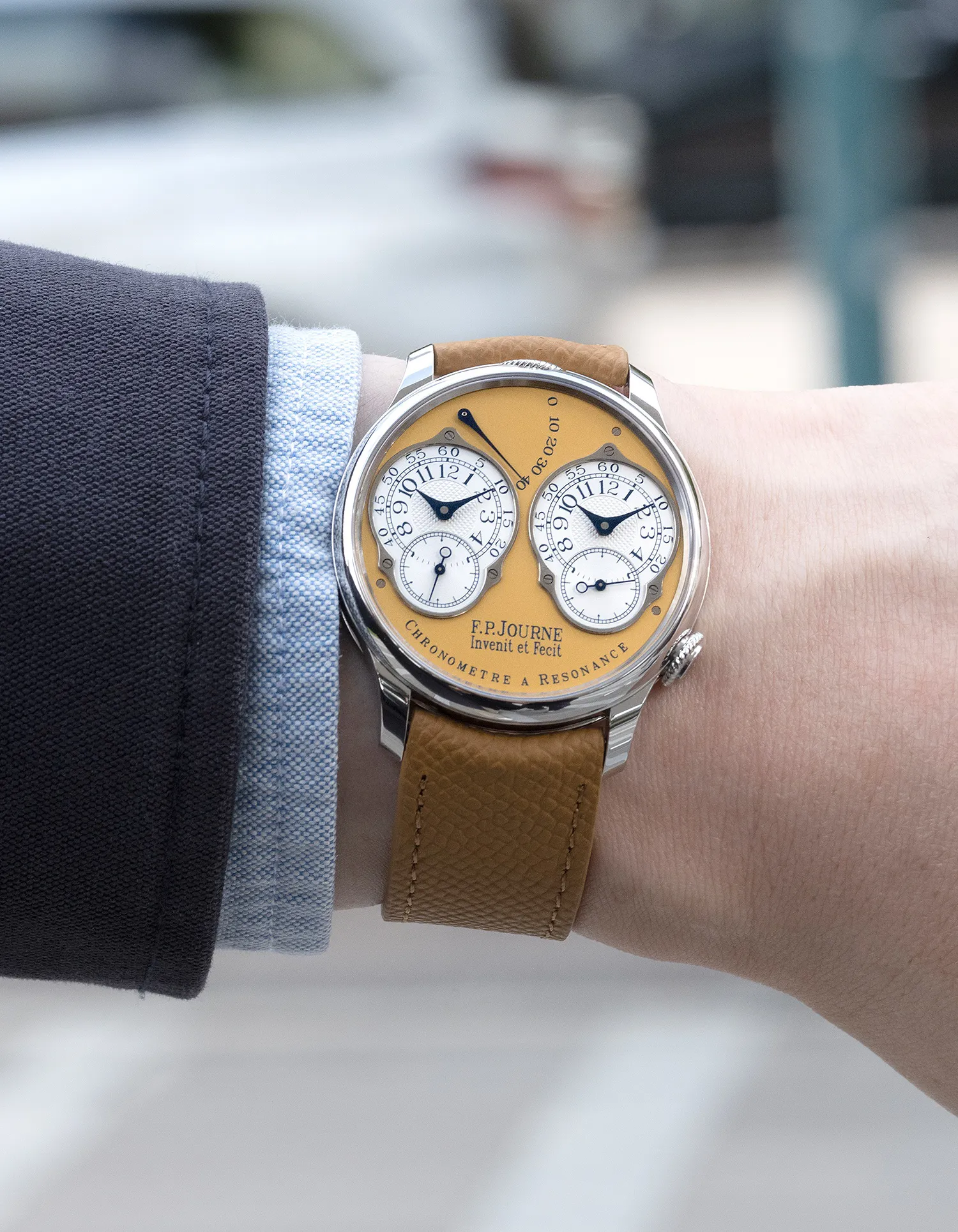 F.P. Journe Chronomètre à Résonance 38mm Stainless steel Gold 5