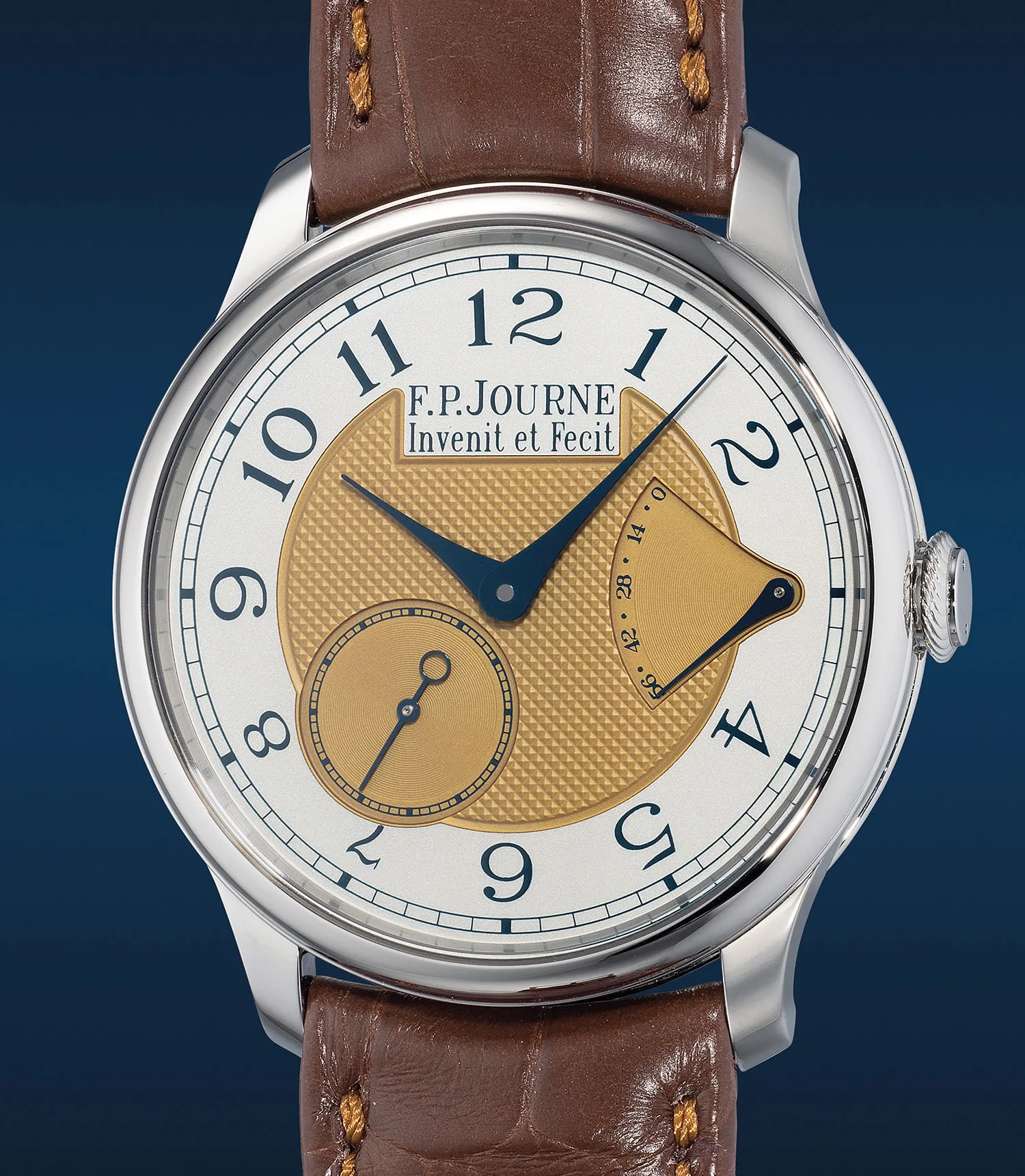 F.P. Journe Souveraine 38mm Stainless steel Brown