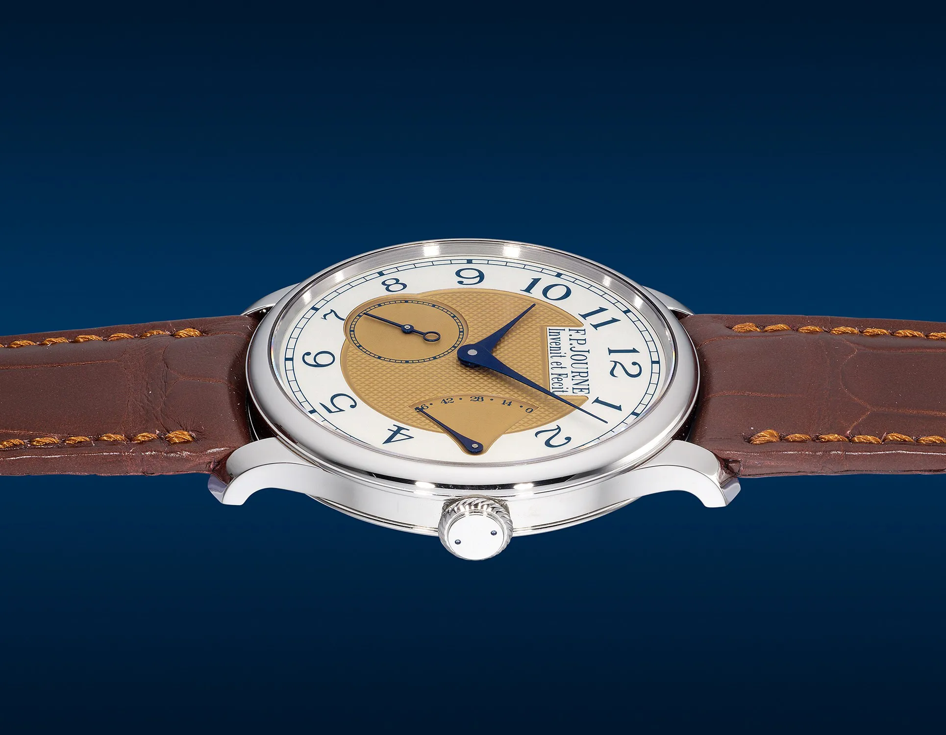 F.P. Journe Souveraine 38mm Stainless steel Brown 3